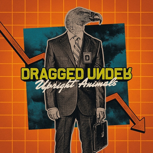 LP / Dragged Under / Upright Animals / Transparent Orange / Vinyl