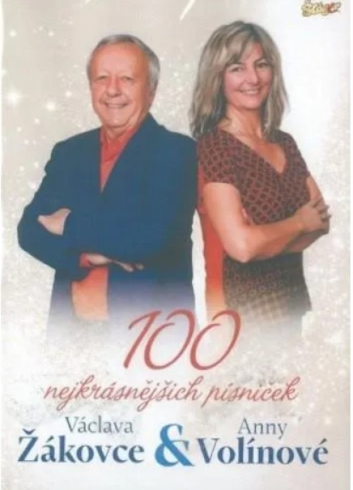 6CD / ��kovec V�clav/Vol�nov� Anna / 100 nejkr�sn�j��ch p�sni�ek / 6CD