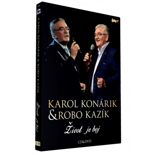 CD/DVD / Kon�rik Karol/Kaz�k Robo / �ivot je boj / CD+DVD