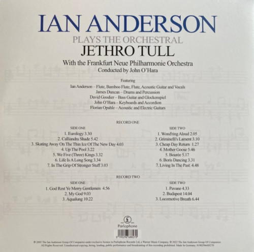 2LP / Anderson Ian / Plays Orchestral Jethro Tull / Vinyl / 2LP