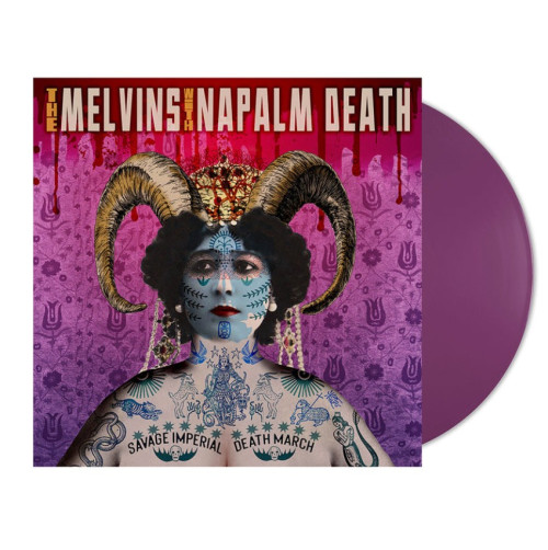 LP / Melvins,Napalm Death / Savage Imperial Death March / Color / Vinyl