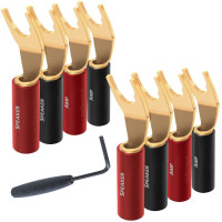HIFIHIFI / Koncovky Audioquest SureGrip 100 Spade Gold / 8ks