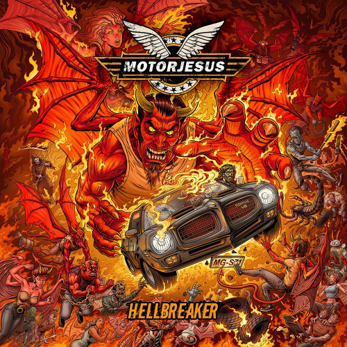 LP / Motorjesus / Hellbreaker / Clear Red / Vinyl