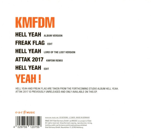 CD / KMFDM / Yeah! / Single / Digipack
