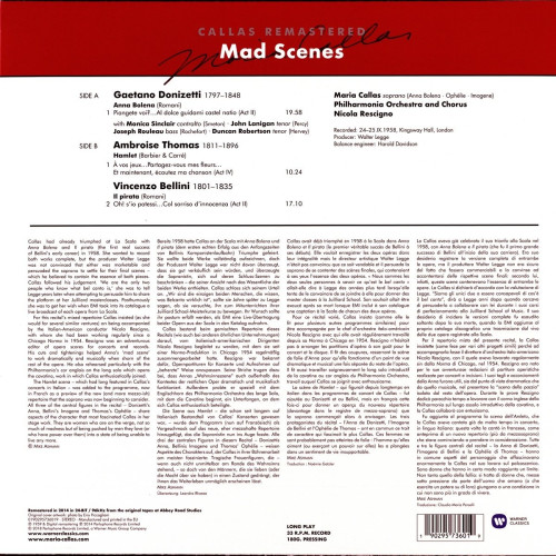 LP / Callas Maria / Mad Scene From Anna Bolena / Hamlet / Il Pi.. / Vinyl