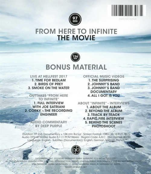 Blu-Ray / Deep Purple / From Here To Infinite
