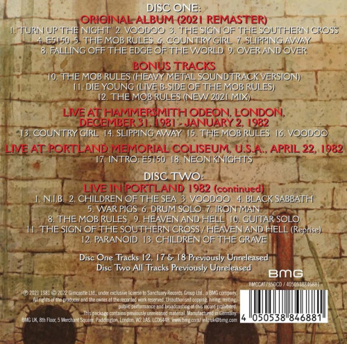 2CD / Black Sabbath / Mob Rules / Remastered And Expanded 2022 / 2CD