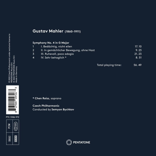 CD / Mahler Gustav / Symphonie No.4 / Reiss,By�kov / �esk� filharmonie