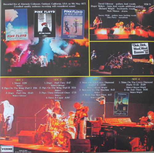 2LP / Pink Floyd / Live In Oakland 1977 / Vinyl / 2LP