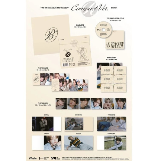 CD / TWS / No Tragedy / Compact Ver. / BLUSH