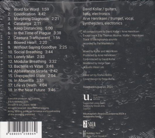 CD / Kollar David & Henriksen Arve / Unexpected Isolation / Digipack