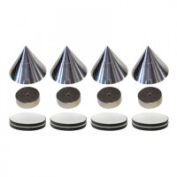 HIFIHIFI / Hroty antirezonan�n� / Dynavox A1 / Silver / Chrom / 4ks