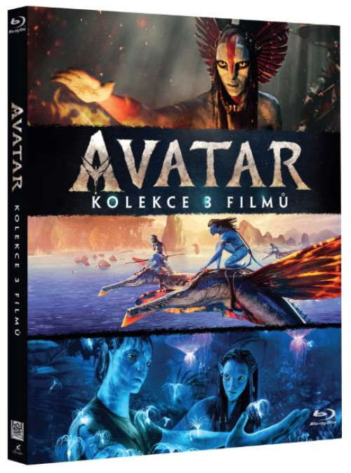 3Blu-Ray / FILM /  Avatar 1-3 / Kolekce / 3Blu-Ray