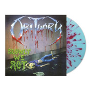 LPObituary / Slowly We Rot / Blue Red Splatter / Vinyl