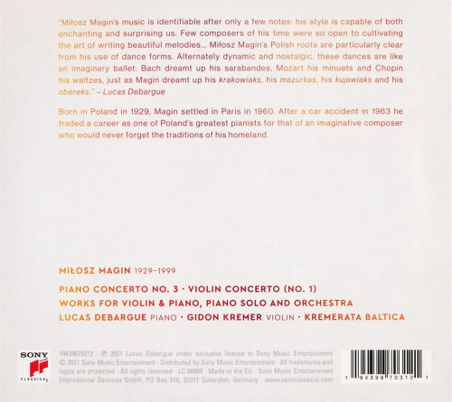 CD / Debargue Lucas / Zal / The Music Of Milosz Magin