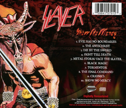 CD / Slayer / Show No Mercy / Reissue 2021