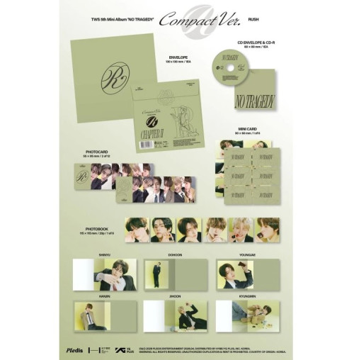 CD / TWS / No Tragedy / Compact Ver. / RUSH