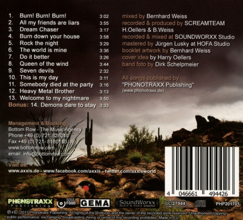 CD / Axxis / Retrolution / Digipack