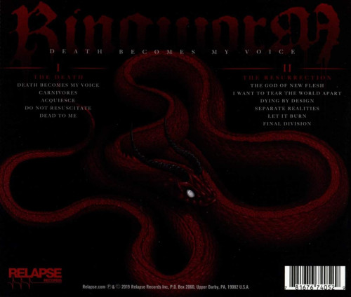 CD / Ringworm / Death Becomes My Voice