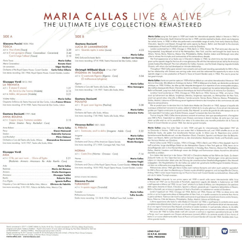 LP / Callas Maria / Maria Callas Live & Alive / Vinyl