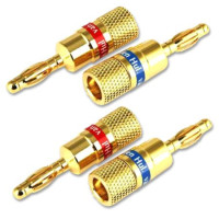 HIFIHIFI / Koncovky Van Den Hul Banana / Ban�nky D.I.Y. / 4ks