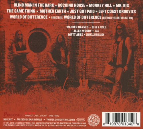 CD / Gov't Mule / Tel Star Sessions / Digipack