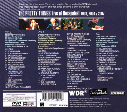 2DVD/CD / Pretty Things / Live At Rockpalast / 2DVD+CD