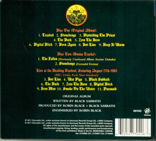2CD / Black Sabbath / Born Again / DeLuxe Edition / Digipack / 2CD