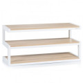 HIFIHIFI / Hi-Fi stolek / Norstone:Esse AV / White / OAK