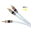 HIFIHIFI / Signlov kabel:Supra Biline MP / Mini Plug-2RCA / 4m