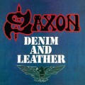 LPSaxon / Denim And Leather / Blue,White,Grey Splatter / Vinyl